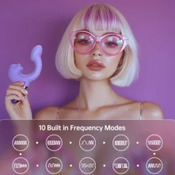 Magic Motion – Magic Ponder Vibromasseur Léchage & Point G – Violet