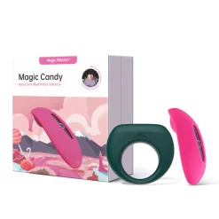 Magic Motion - Pack cockring et stimulateur clitoridien avec Télécommande - Rose/Vert