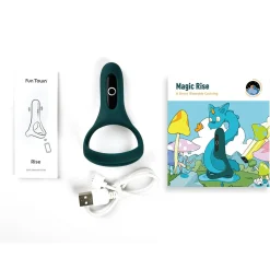 Magic Motion - Rise Anneau pénien vibrant intelligent - Vert