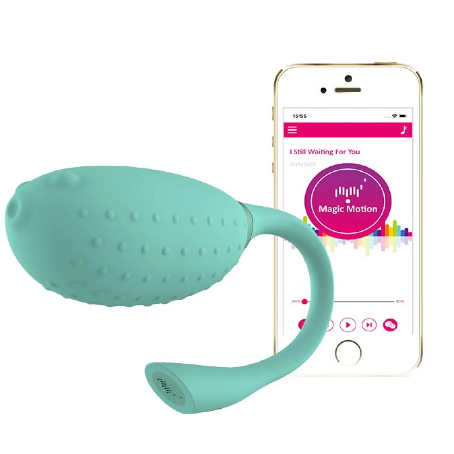 Magic Motion - Vibromasseur connecté Fugu vert