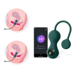 Magic Motion - Vibromasseur intelligent double pour exercices de Kegel avec