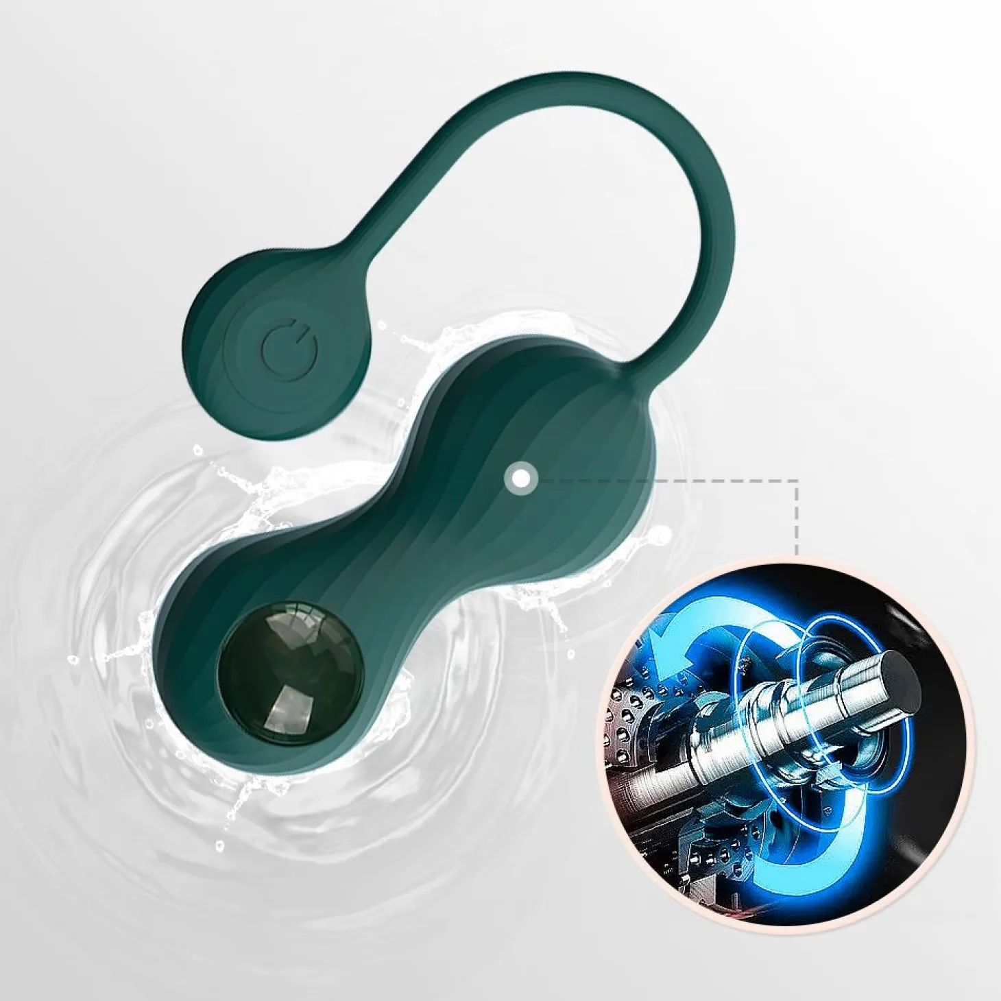 Magic Motion - Vibromasseur intelligent double pour exercices de Kegel avec
