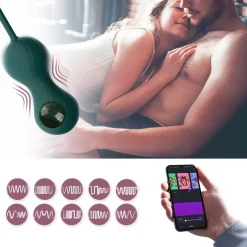 Magic Motion - Vibromasseur intelligent double pour exercices de Kegel avec