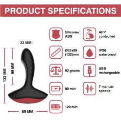 Magic Motion - Vibromasseur prostatique connecté Solstice
