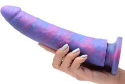 Magic Stick Godemiché en silicone avec paillettes - 24 cm