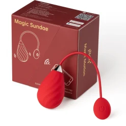 Magic Sundae - Œuf vibrant connecté - Rouge