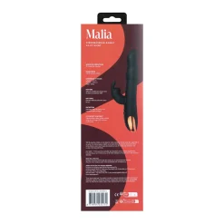 Malia par Adam & Eve - Vibromasseur rabbit va-et-vient - Noir