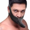 Master Series - Face Strap-On Bâillon avec Dildo - Noir