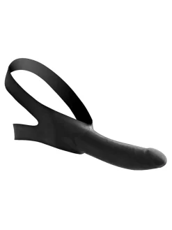 Master Series - Face Strap-On Bâillon avec Dildo - Noir
