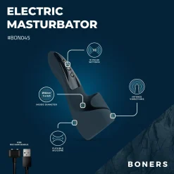 Masturbateur Électrique Boners - Bleu
