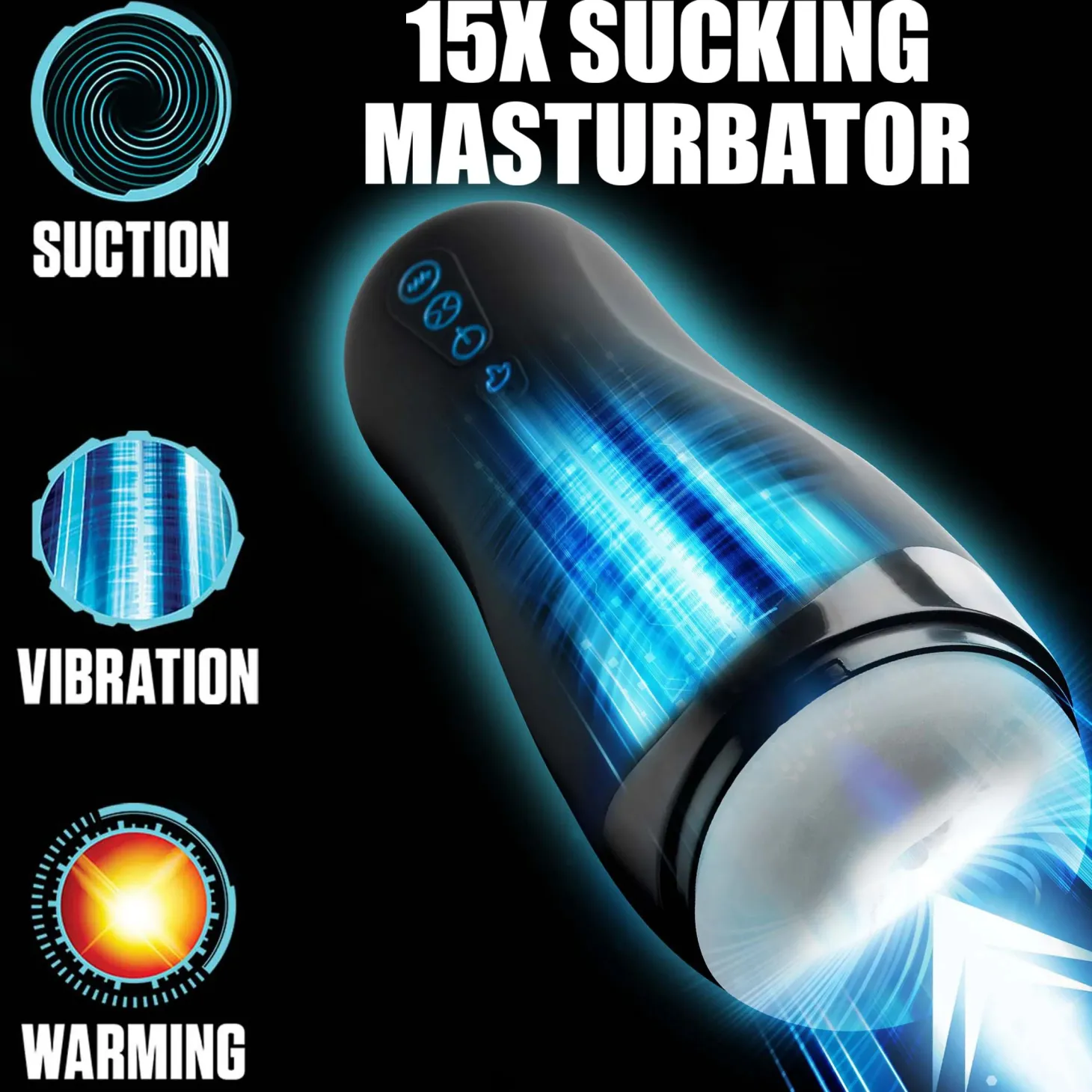 Masturbateur à succion Auto Milker 15X