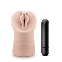 M for Men - Masturbateur Ashley avec vibromasseur bullet - Vagin
