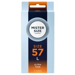 MISTER.SIZE - L Préservatifs Ultra Fins - 10 Pièces