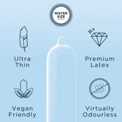 MISTER.SIZE - L Préservatifs Ultra Fins - 10 Pièces