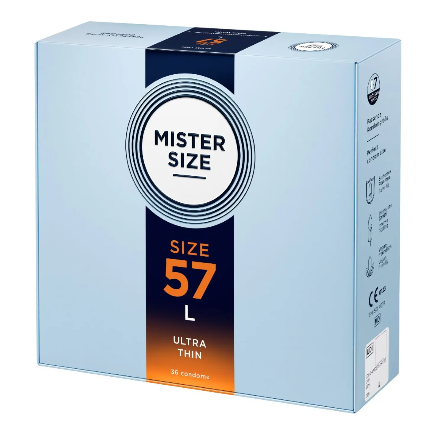 MISTER.SIZE - L Préservatifs Ultra Fins - 36 Pièces