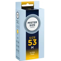 MISTER.SIZE - M Préservatifs Ultra Fins - 10 Pièces