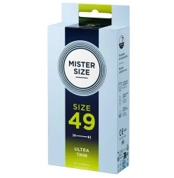 MISTER.SIZE - S Préservatifs Ultra Fins - 10 Pièces
