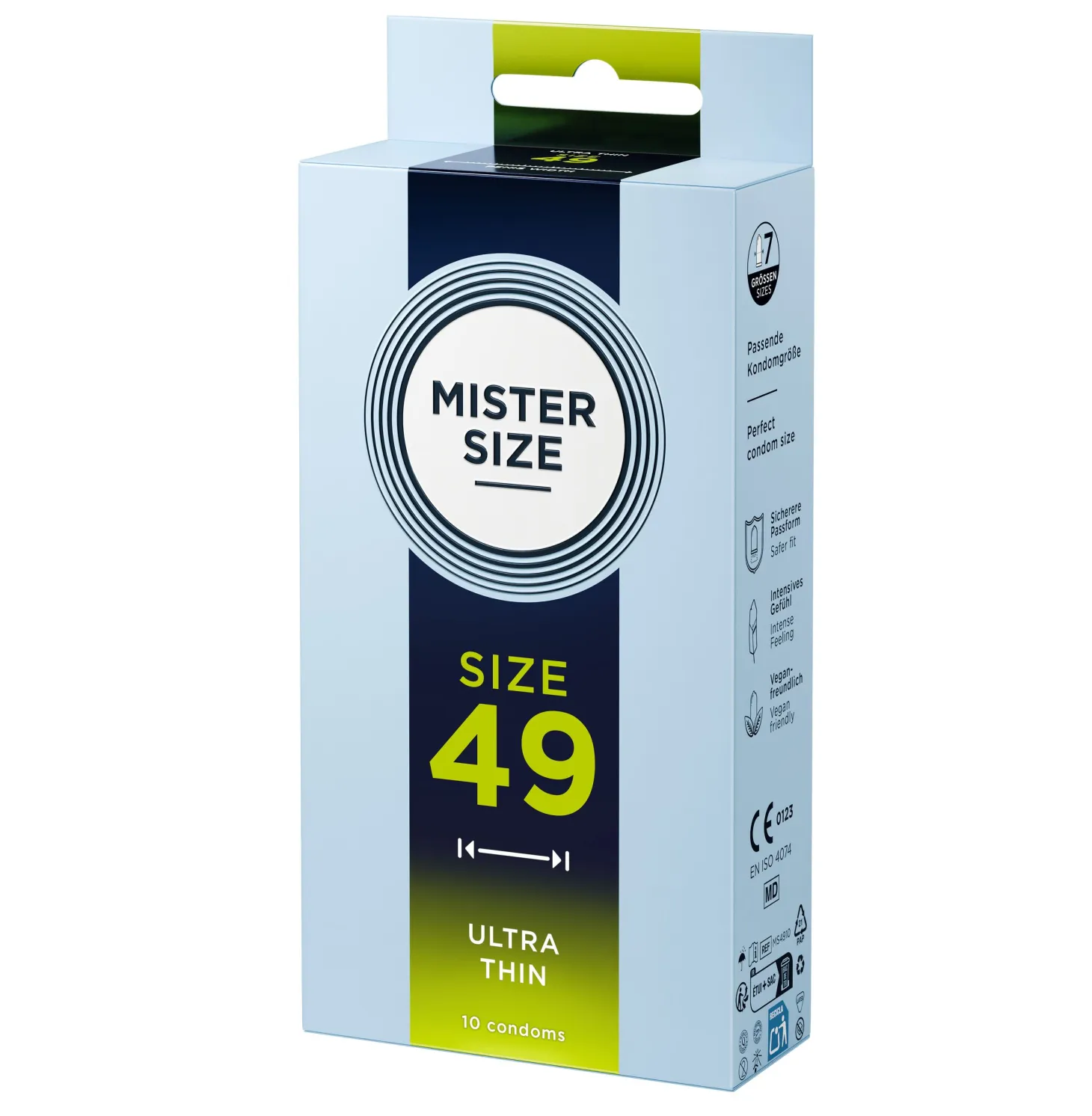 MISTER.SIZE - S Préservatifs Ultra Fins - 10 Pièces
