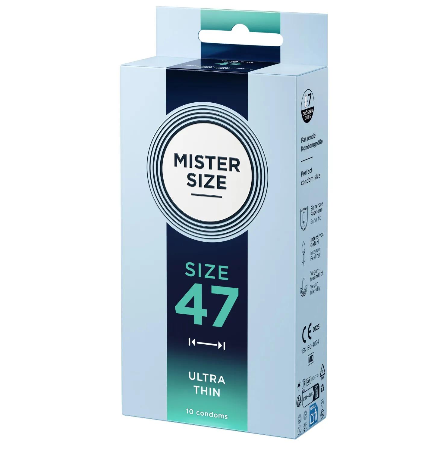 MISTER.SIZE - XS Préservatifs Ultra Fins - 10 Pièces