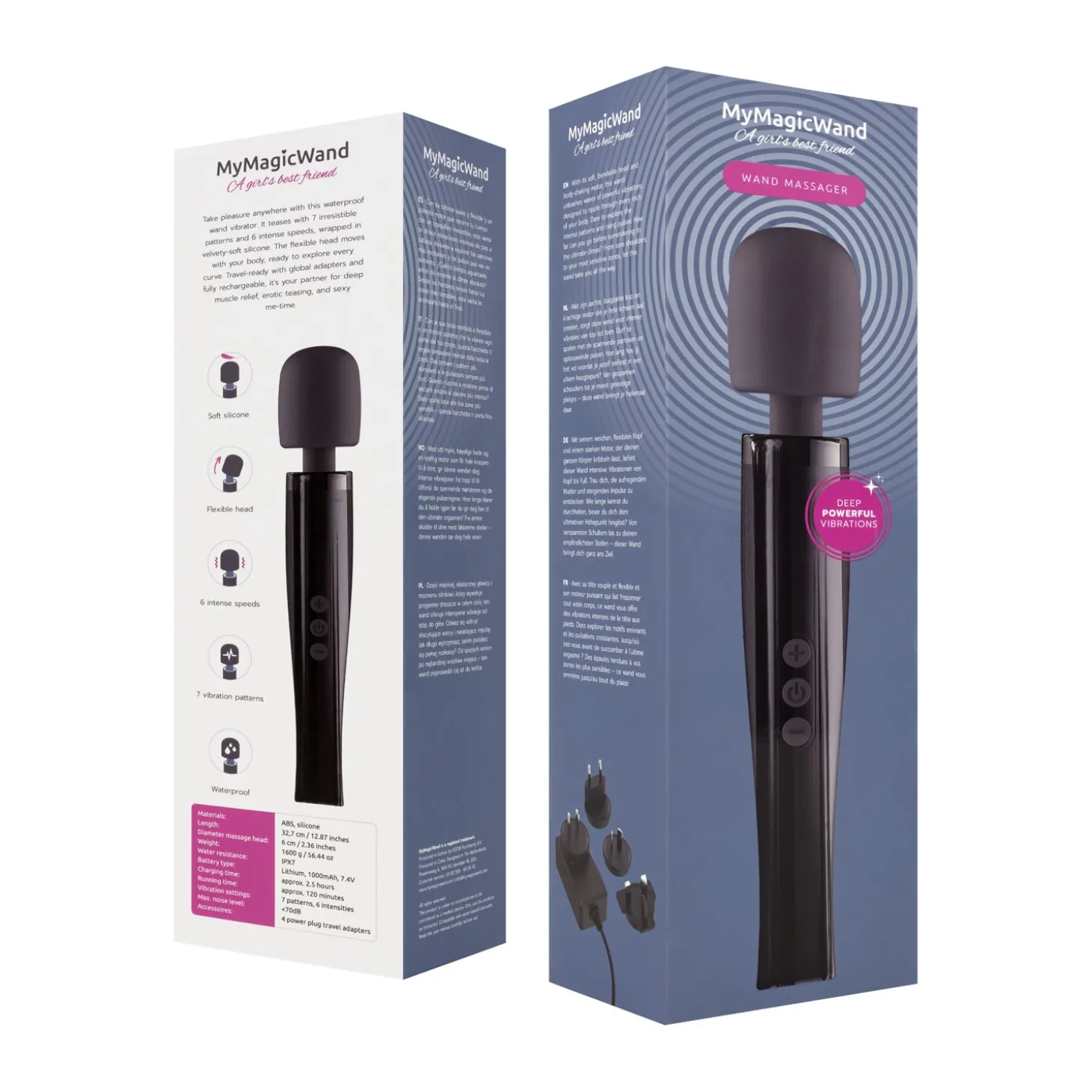 MyMagicWand - Wand Massageur - Gris Dynamite