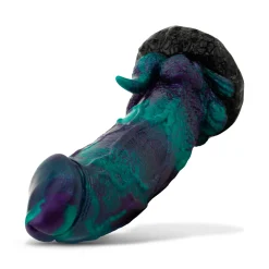 Mythical Mates - Dragonfly Godemiché Violet et Vert - 22.6 cm