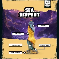 Mythical Mates - Sea Serpent gode vibrant - 26 cm