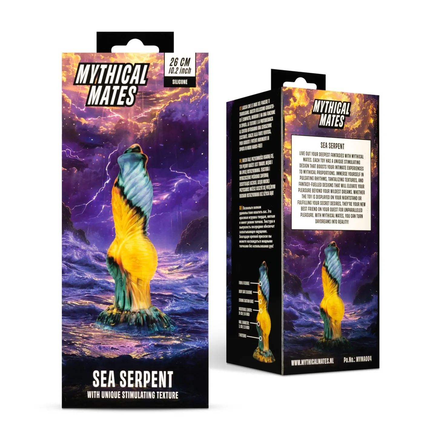 Mythical Mates - Sea Serpent gode vibrant - 26 cm