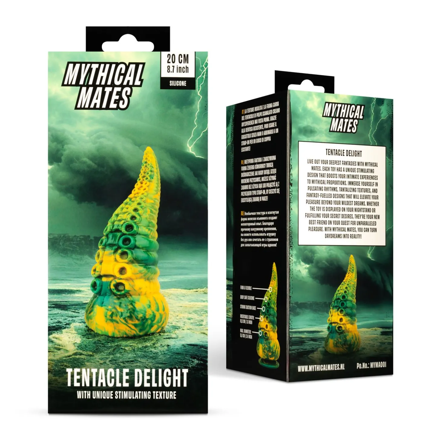 Mythical Mates - Tentacle Delight Vert & Jaune