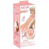 Nature Skin - Extension pour Pénis et Masturbateur 2-en-1 - 21 cm