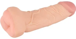 Nature Skin - Extension pour Pénis et Masturbateur 2-en-1 - 21 cm