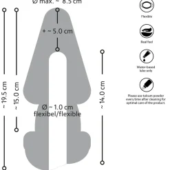 Nature Skin - Plug Anal et Extension pour Pénis 2-en-1