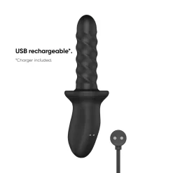 Nexus – Ascend Masseur Vibromasseur à Poussée et Rotation – Noir