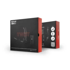 Nexus - Double vibromasseur anal et prostatique Revo Twist - Noir