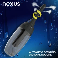 Nexus – Douche Anale Automatique Rotative 360° – Noir