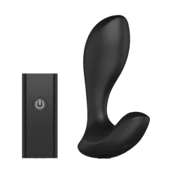 Nexus - Duo Plug Anale Débutant avec Télécommande Moyenne - Noir