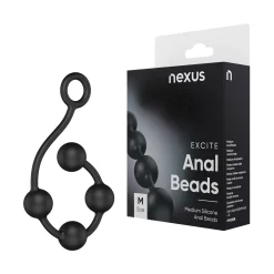 Nexus - Excite Chapelet thaï en silicone - Moyen