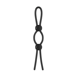 Nexus Forge - Anneau de Pénis Double Réglable - Noir