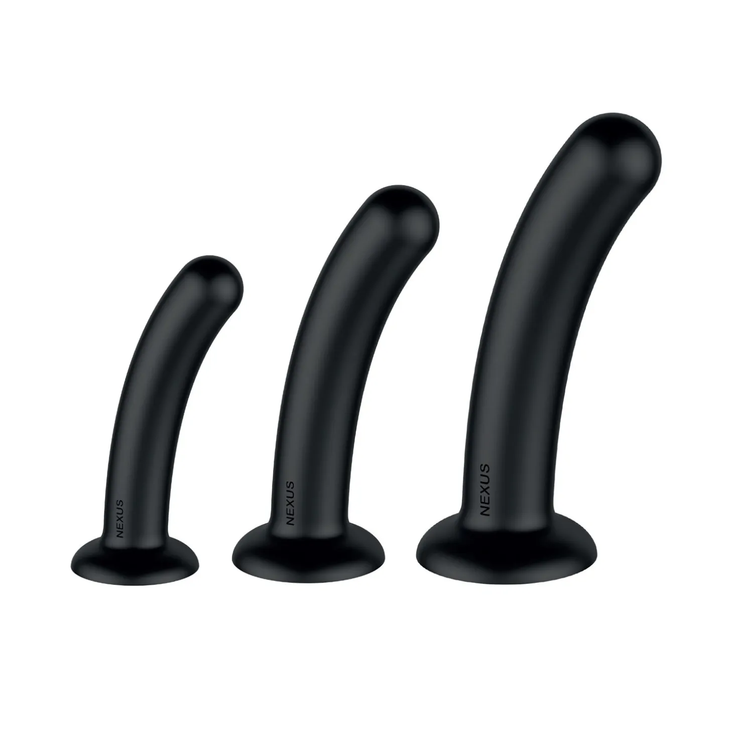Nexus - Set Dilatateurs Dildos Anaux en Silicone - Noir