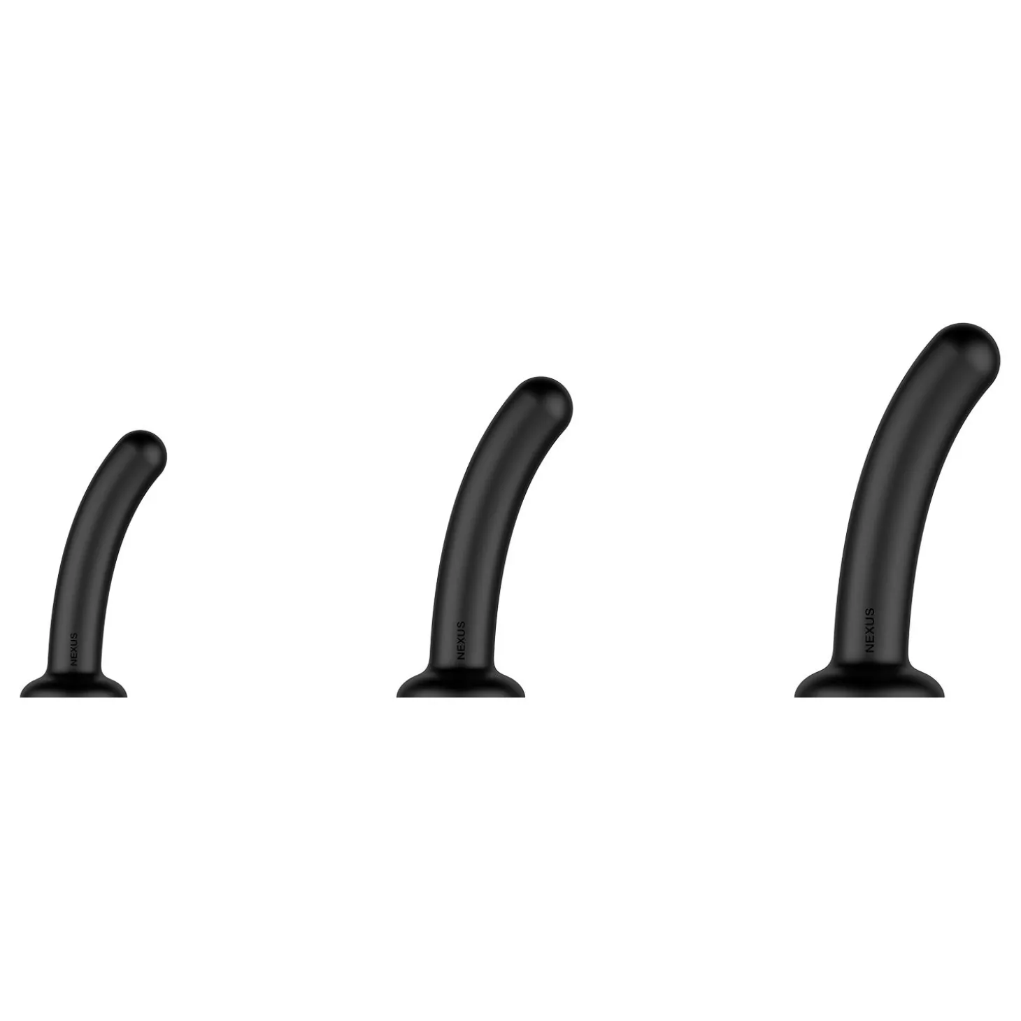 Nexus - Set Dilatateurs Dildos Anaux en Silicone - Noir