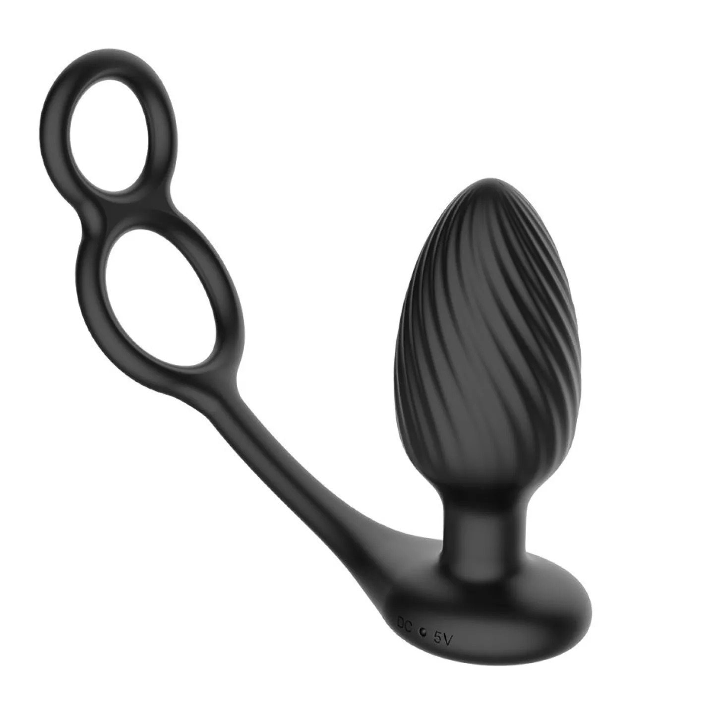 Nexus - Tornado Plug Anal Rotatif avec Anneaux pour Pénis & Testicules