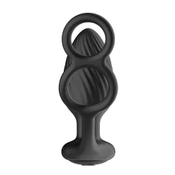 Nexus - Tornado Plug Anal Rotatif avec Anneaux pour Pénis & Testicules