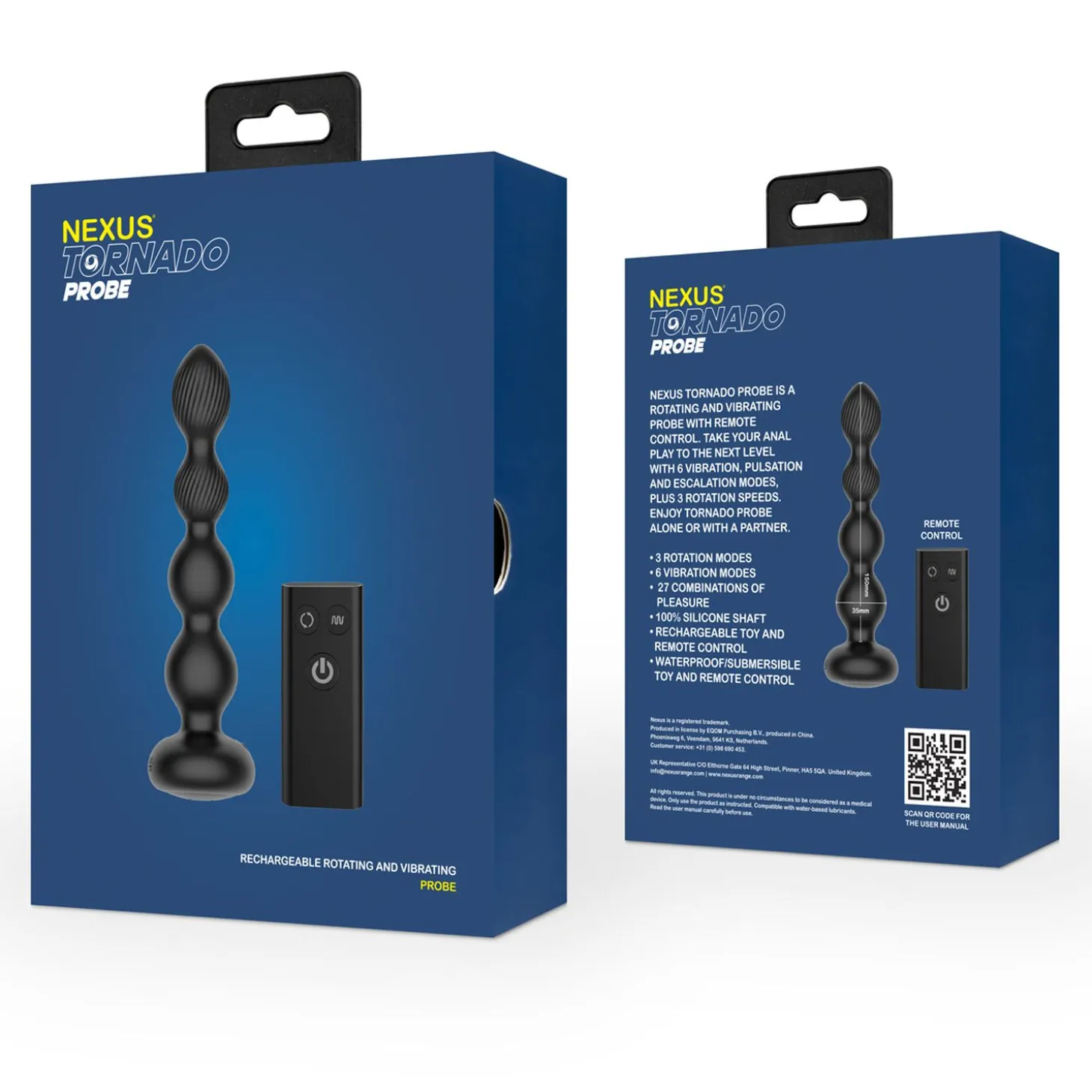 Nexus - Tornado Probe Vibromasseur Anal Rotatif