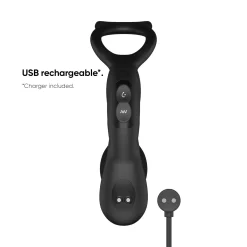 Nexus - Vibromasseur anal vibrant avec anneau pénien Simul8