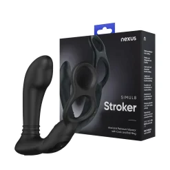 Nexus - Vibromasseur anal vibrant avec anneau pénien Simul8