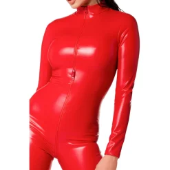 Noir Handmade – Orgia Powerwetlook Combinaison – Rouge