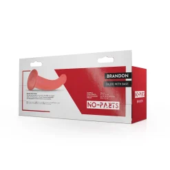 No-Parts - Brandon Dildo avec Base - Rouge
