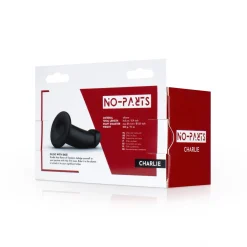 No-Parts - Godemiché Charlie 14,5 cm - Noir
