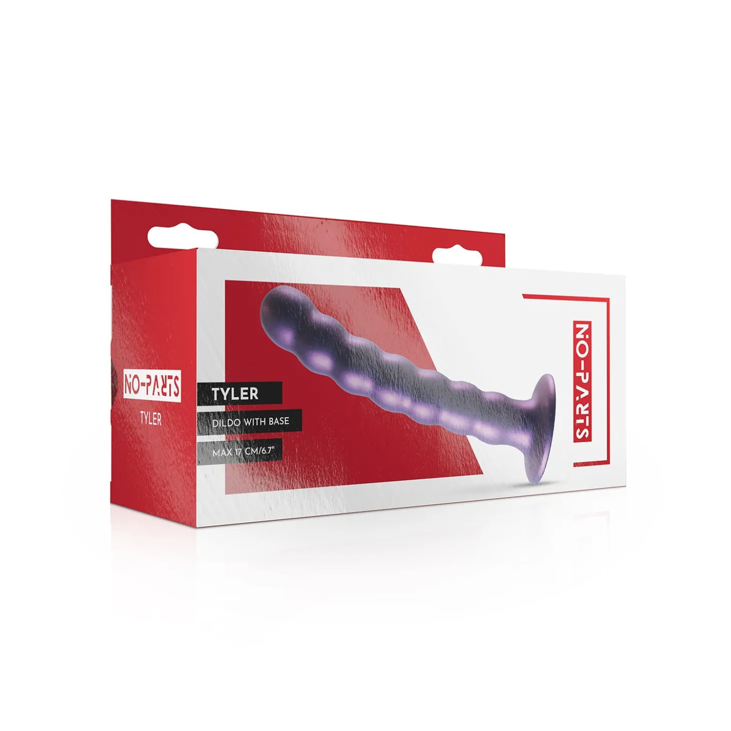No-Parts - Gode pour Pegging - Violet Métallique