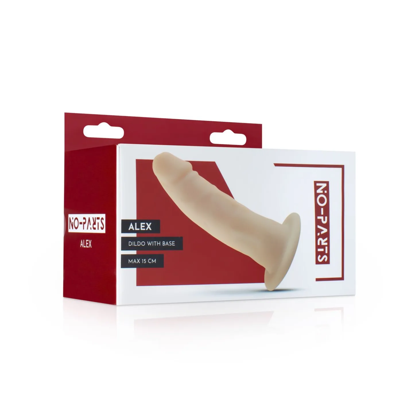 No-Parts - Gode réaliste "Alex" 15 cm - Beige