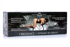 Obedience - Banc de soumission BDSM - Noir